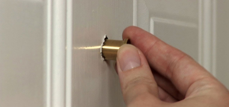 peephole door repair in Southeast Edmonton